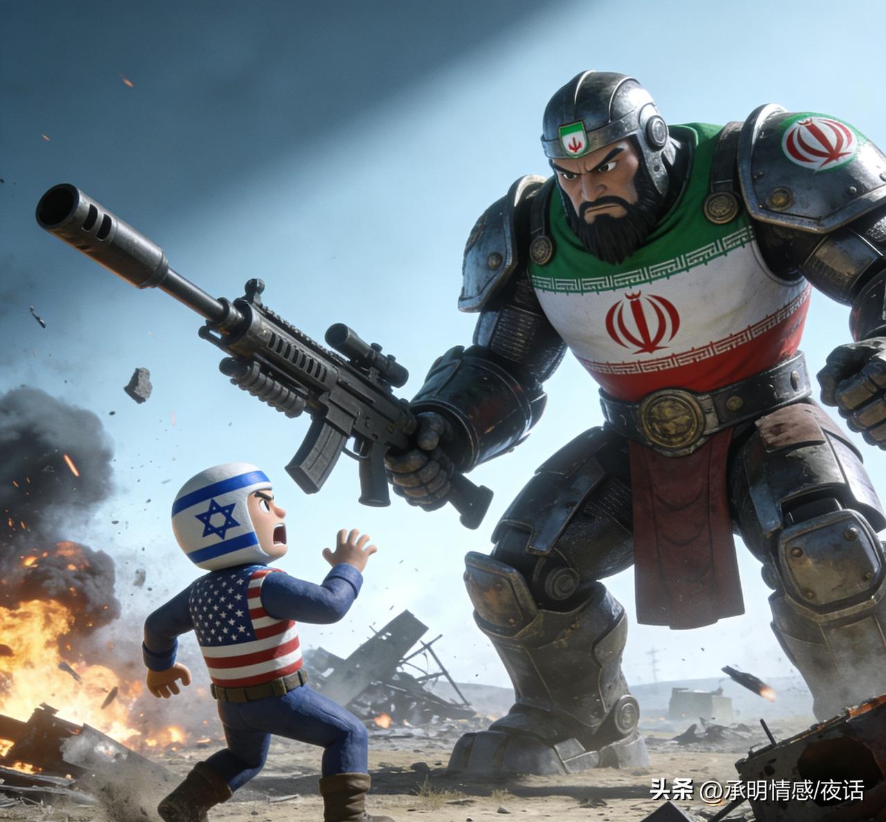 家人们，真没想到！伊朗这次火力全开，直接把美以“按在地上摩擦”！
       
