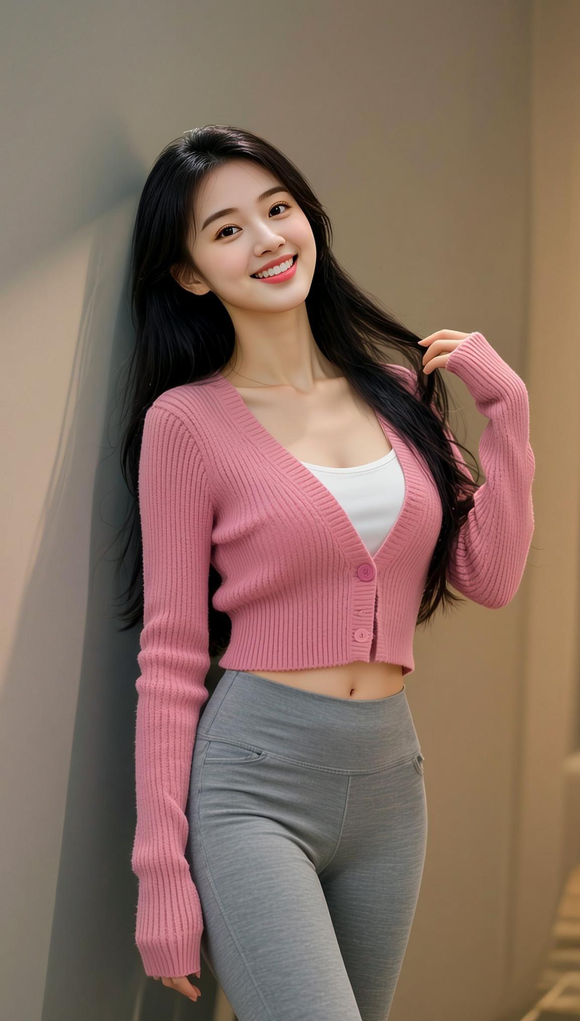 AI青春萌系写真 随变ai随便玩 瑜伽服搭配 好身材好气质