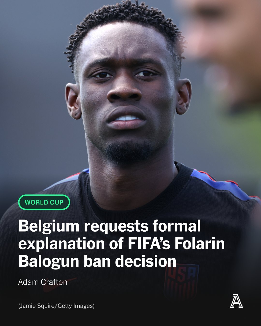 比利时要求FIFA解释巴洛贡红牌缓刑世界杯 国际足联官方宣布美国前锋巴洛贡的红牌