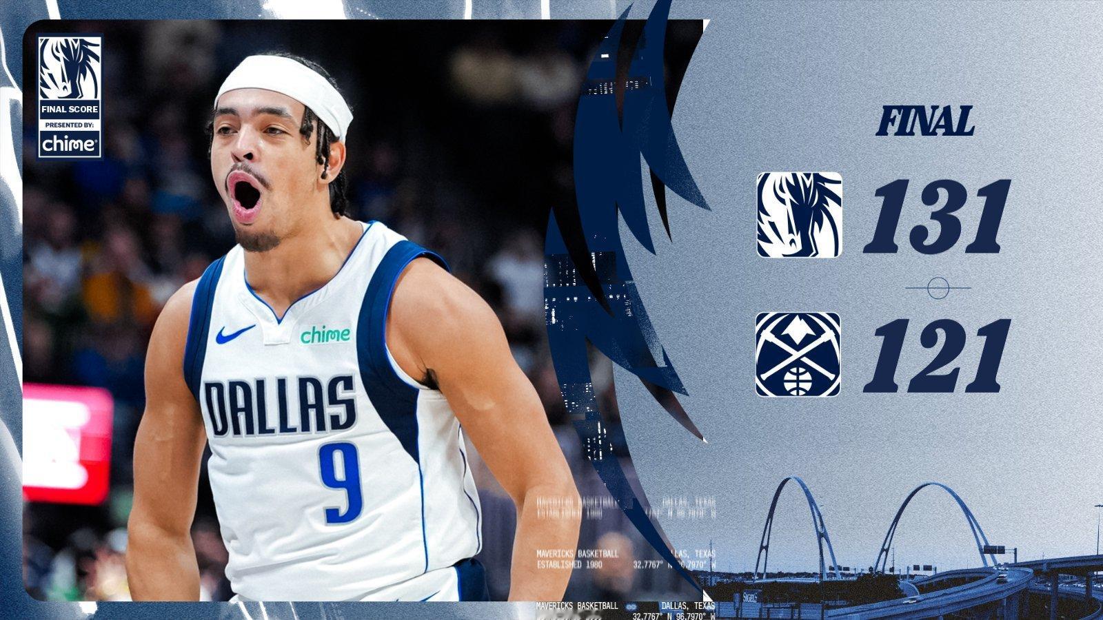 双向合同新秀瑞安·内姆哈德生涯之夜，出战35分钟14投12中，三分5中4砍下28