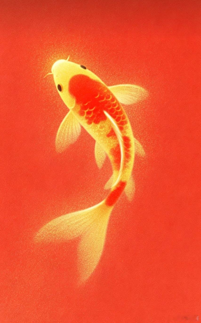 这条灵活鲜活的锦鲤带着好运，带着红红火火，正在向你游走过来。点赞锦鲤。下一站：上