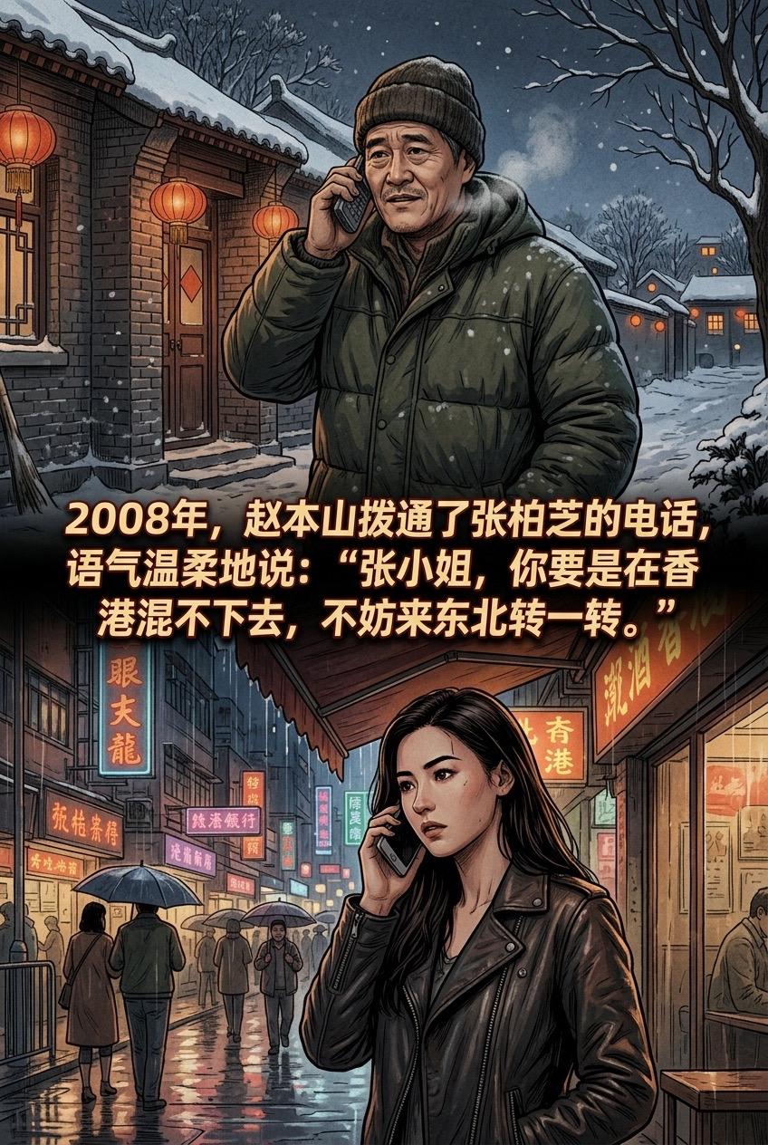 2008年，赵本山拨通了张柏芝的电话，语。气温柔地说:“张小姐，你要是...