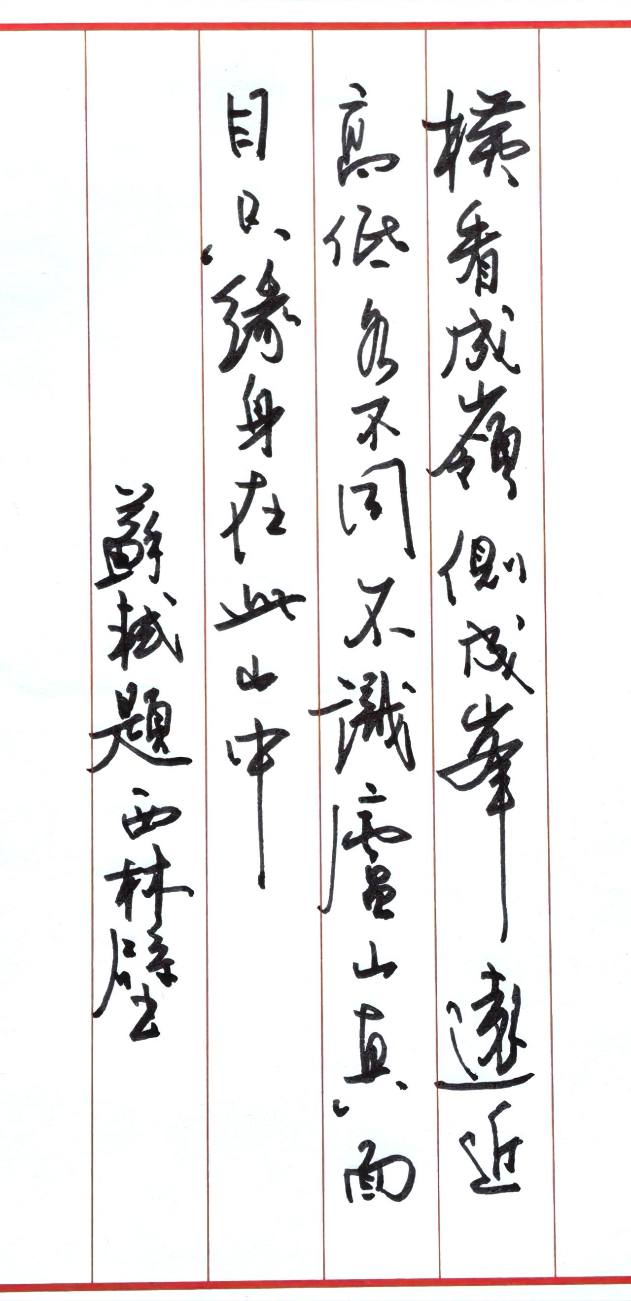 看看这堆小石头，
配上这首诗正好。