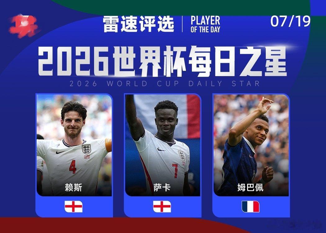 2026世界杯季军赛 英格兰6比4法国7月19日讯 美加墨世界杯三四名决赛10球