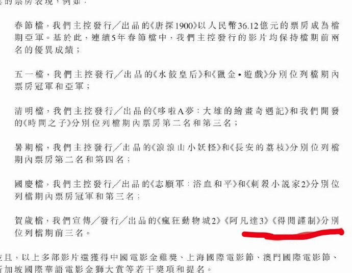 肖战《得闲谨制》登上了猫眼财报，它甚至不是贺岁档，是12月冷档期空降低成本的片子
