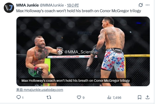 “天佑”麦克斯·霍洛威（Max Holloway）的教练——伊万-弗洛雷斯（Iv
