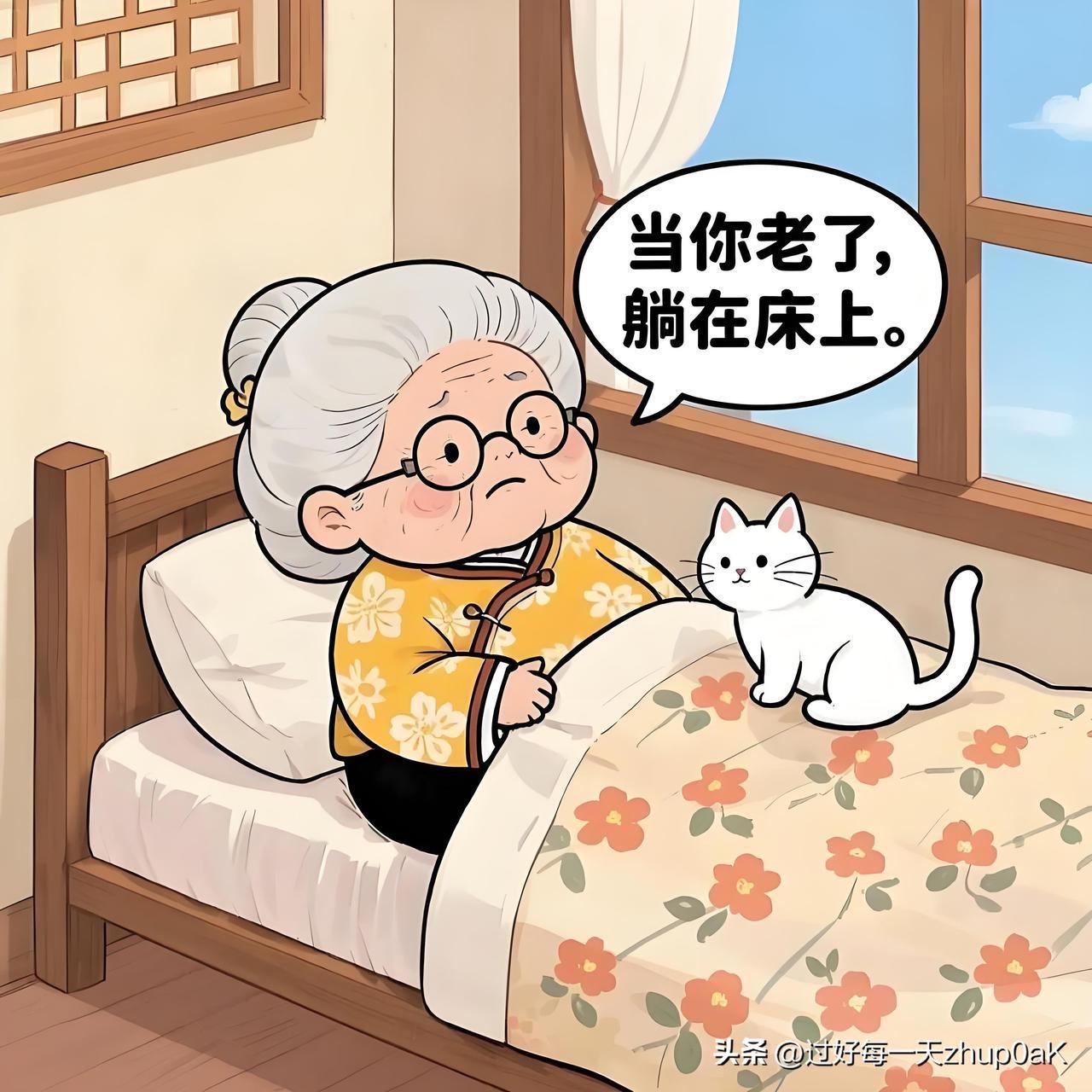 老从来不是单看岁数的，人分生理年龄和心理年龄，有人七八十岁依然鲜活，有人二三十岁