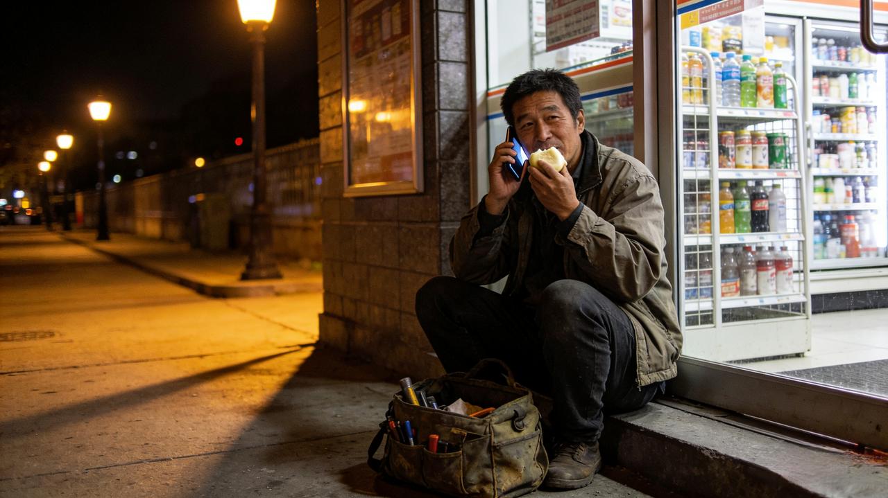 凌晨街头的那一幕，戳中了无数成年人的软肋
 
城市的凌晨，总是藏着最真实的人间百