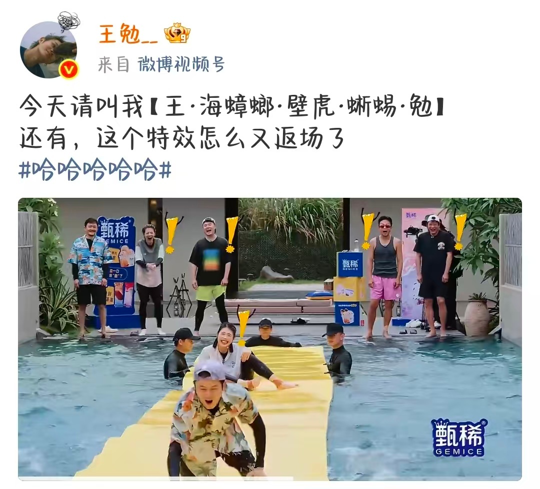 王勉赢了世界冠军丢了面子笑到缺氧！王勉赢了世界冠军却把面子丢尽，为赢比赛化身壁虎