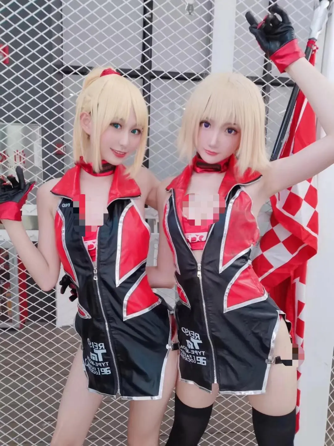 尼禄x贞德赛车服cos