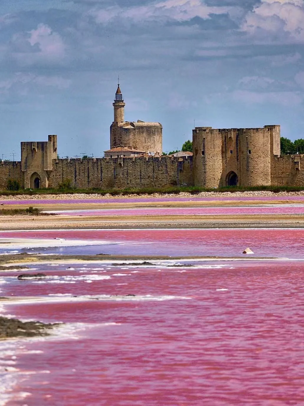梦幻粉色盐湖💖南法实在是太温柔梦幻了！