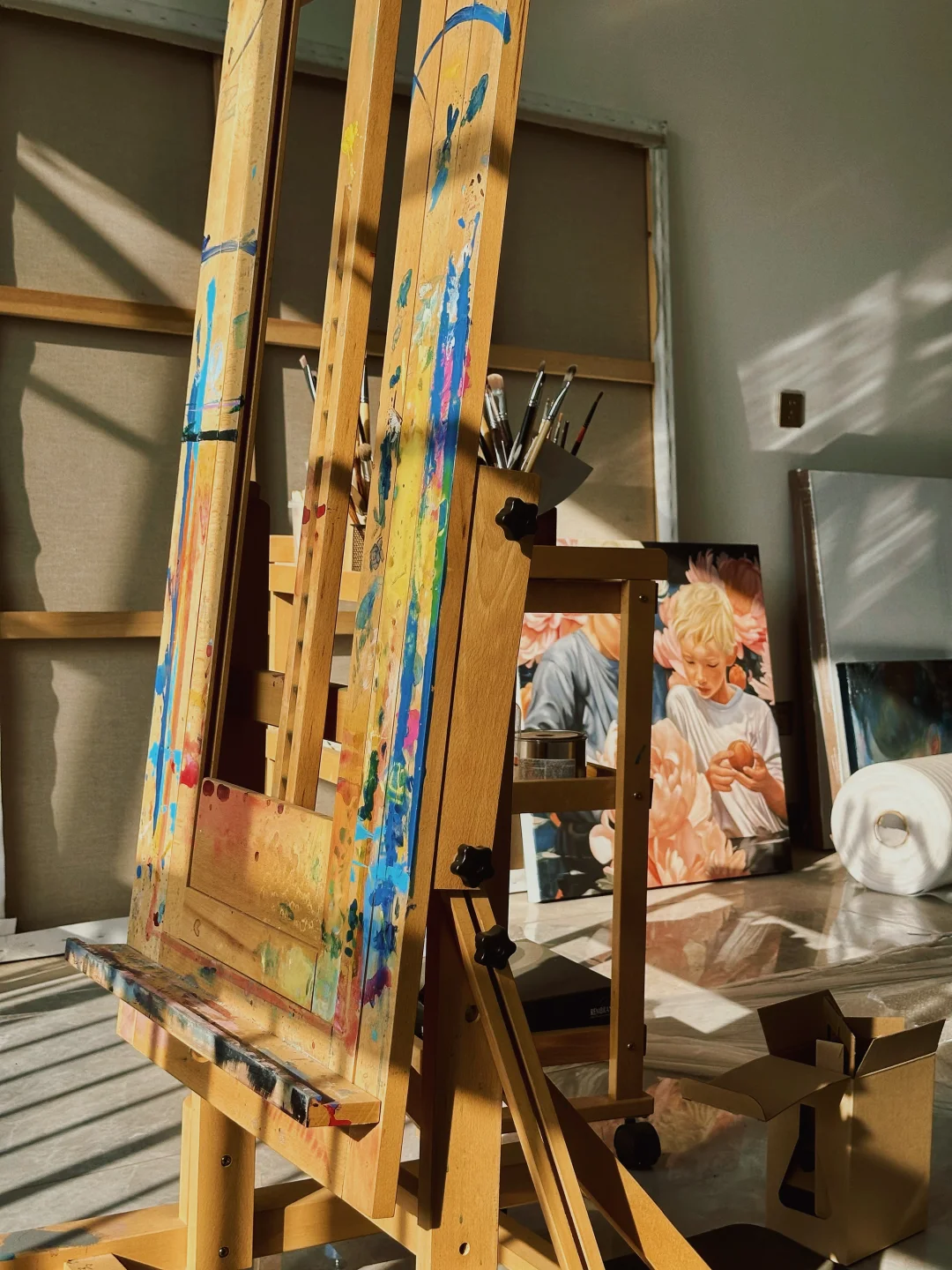 the afternoon at the studio