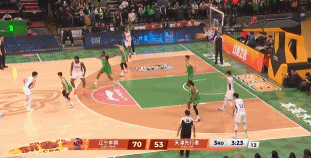 莫兰德遮天大帽，直接撞广告牌！这身体素质，CBA内线天花板！辽宁男篮vs天津男篮