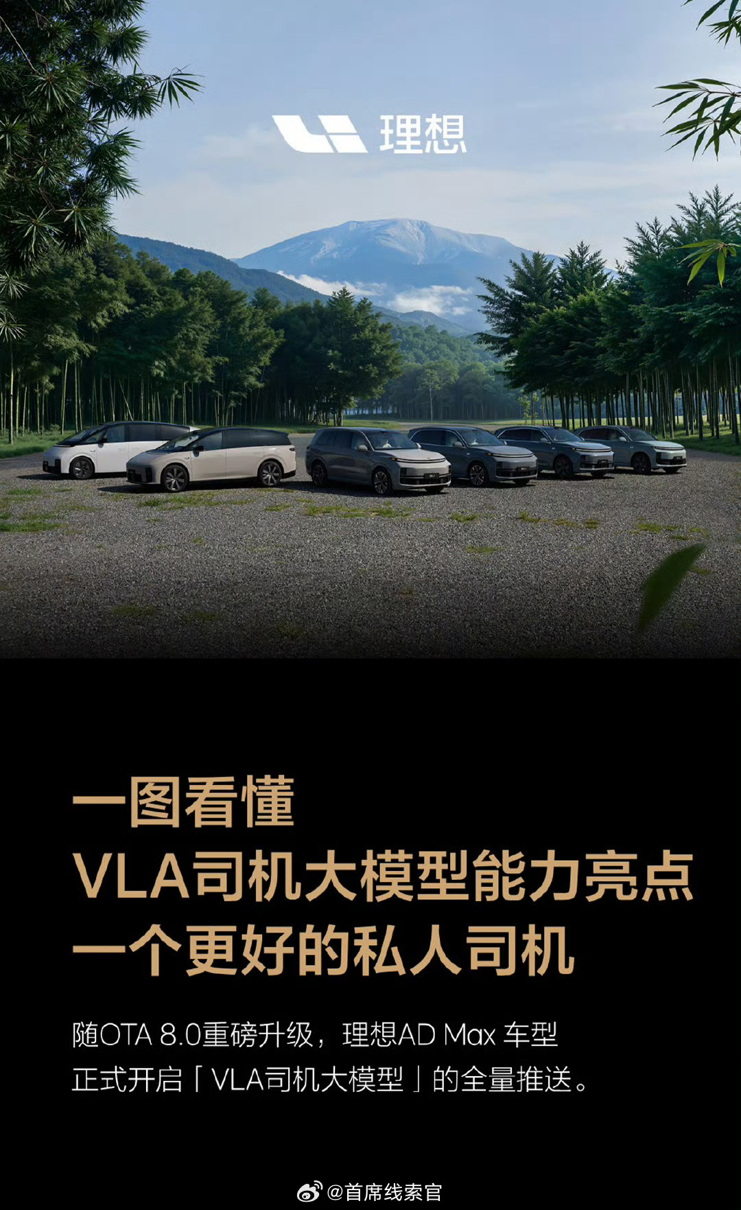 理想 AD Max 车型正式开启 VLA 司机大模型的全量推送！理想汽车308_