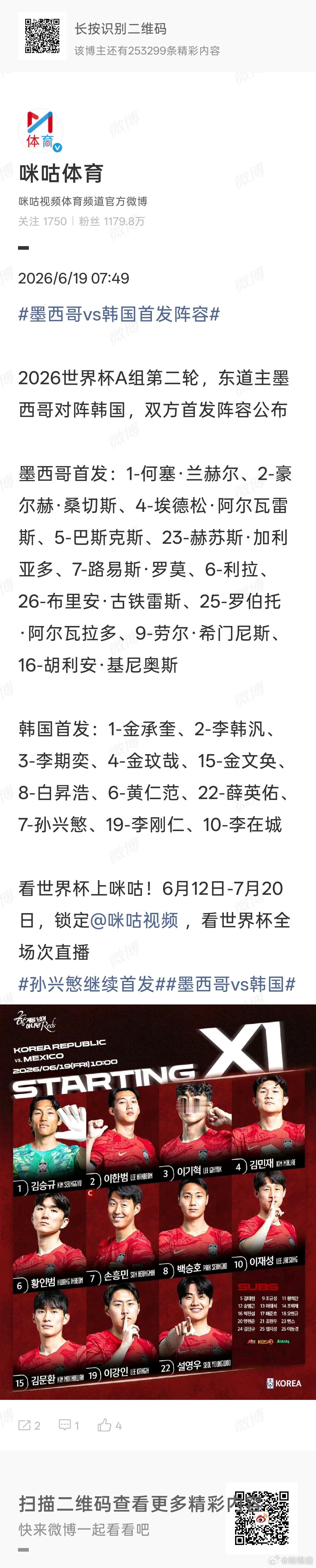 墨西哥vs韩国 2026年世界杯A组第二轮焦点战，东道主墨西哥与韩国将于北京时间
