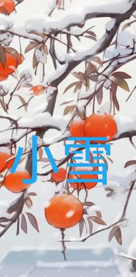 今天是二十四节气之一中的“小雪””，“小雪”标志着寒潮和强冷空气活动频数较高的时