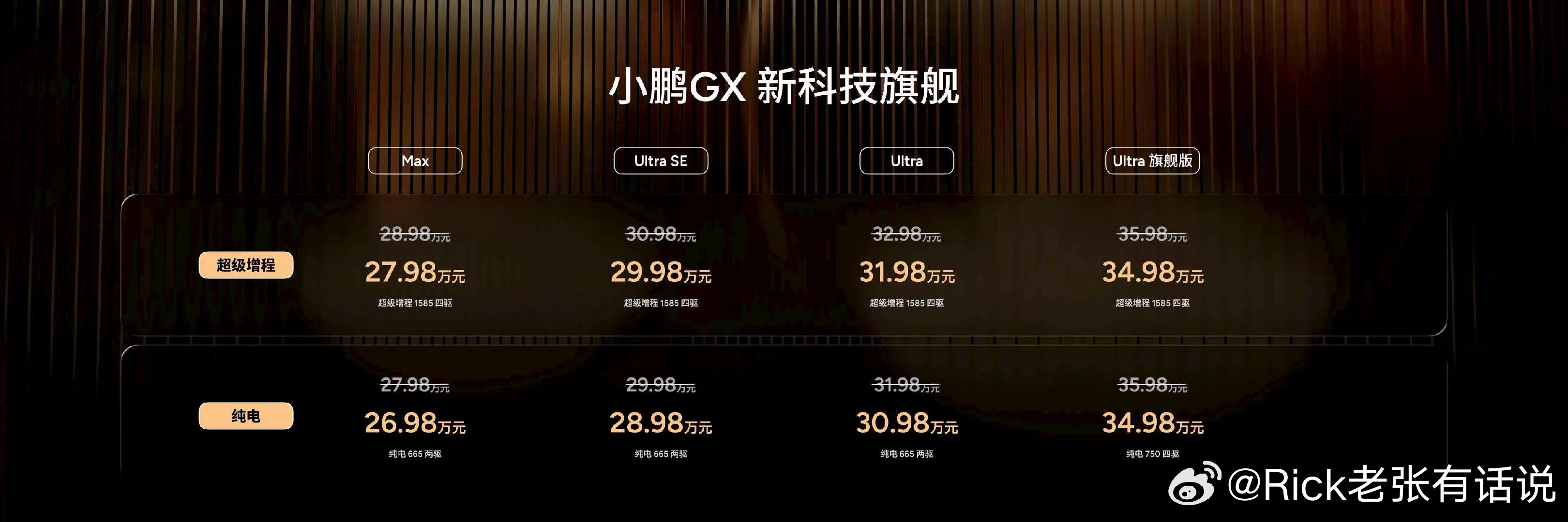 小鹏GX价格炸裂新科技旗舰小鹏GX上市26.98万元起 作为面向物理AI时代的科