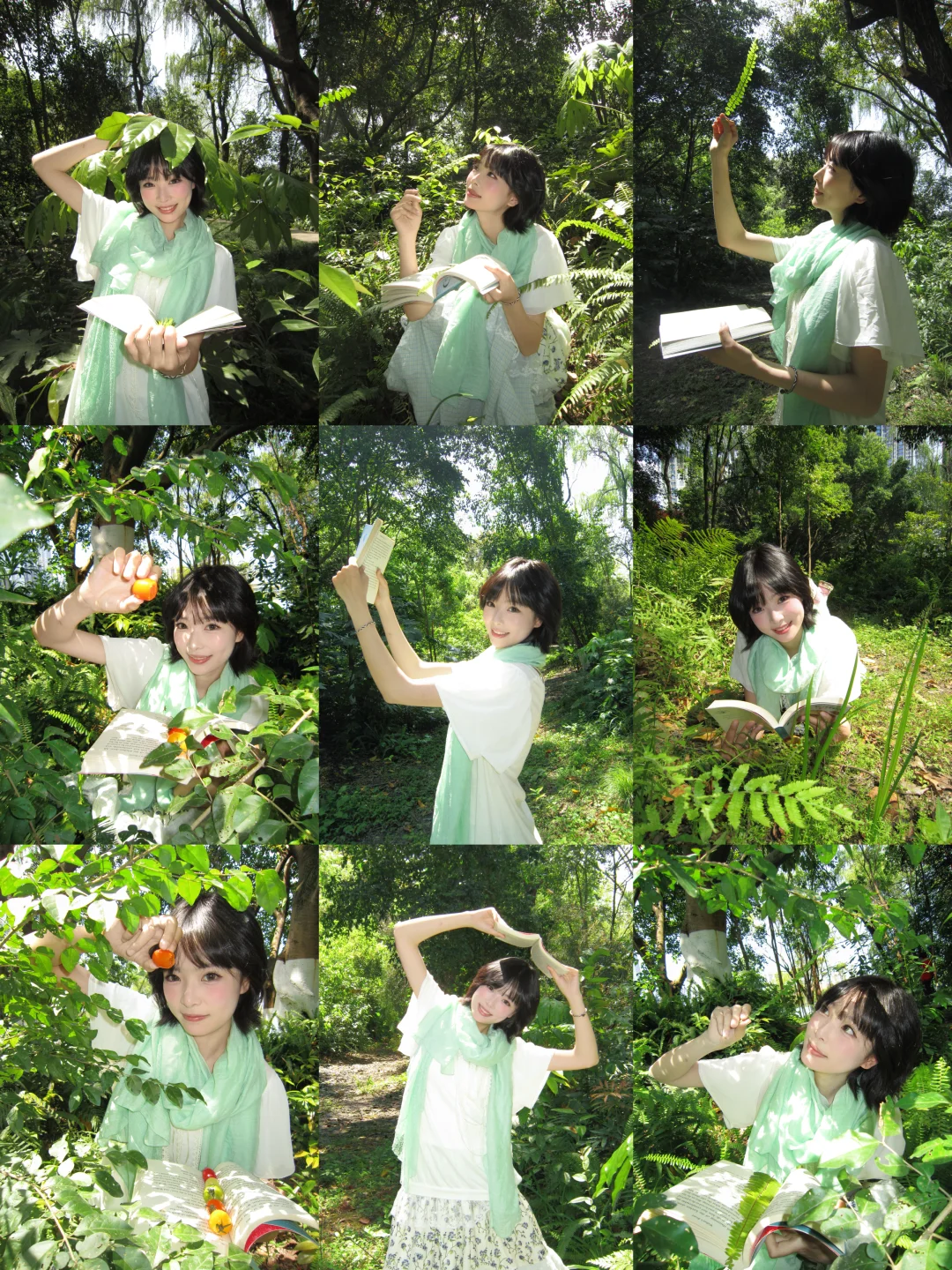 存一些夏日氧气感拍照姿势🍃