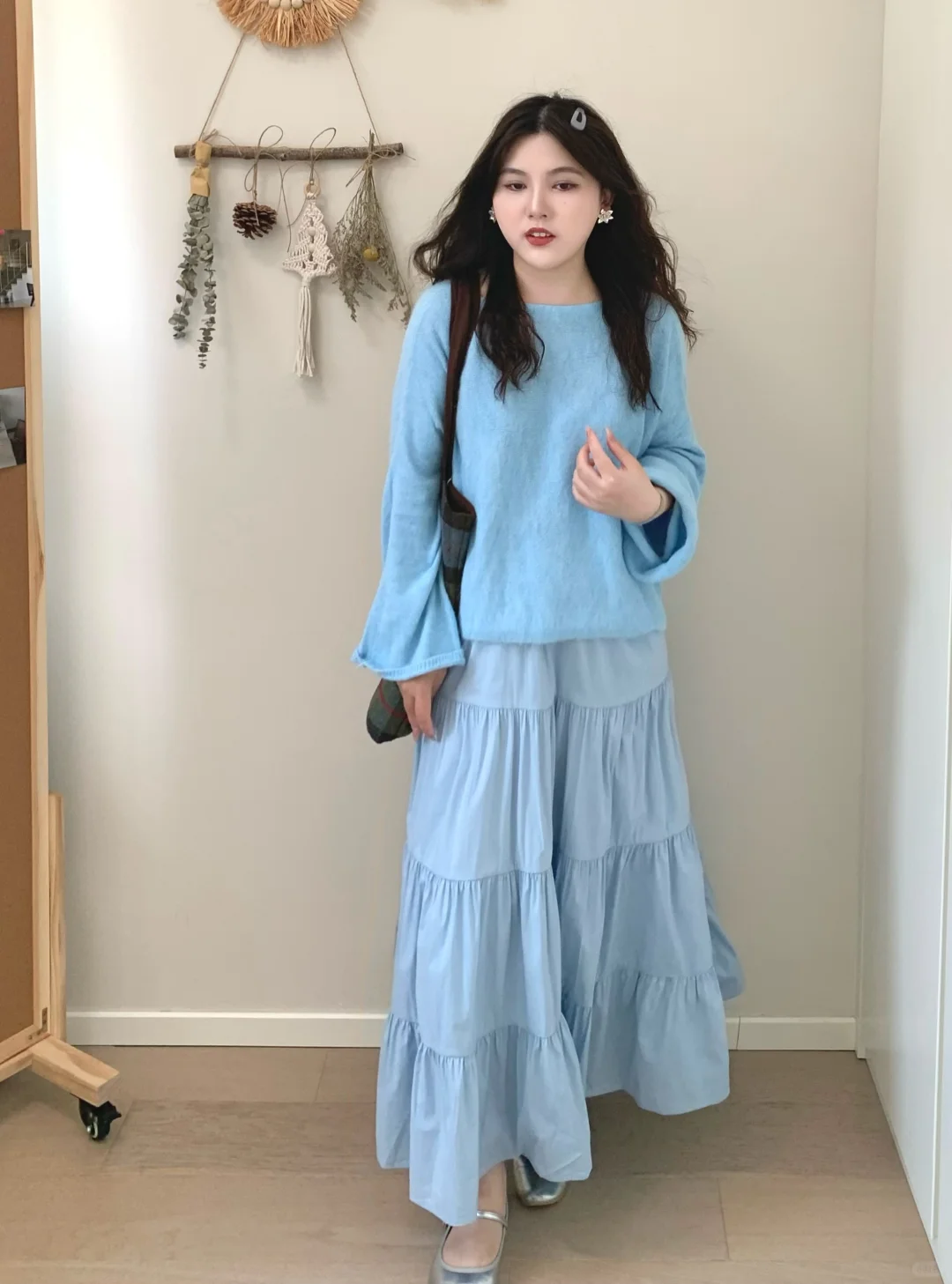 💙🩵一身蓝色 温柔又显白！