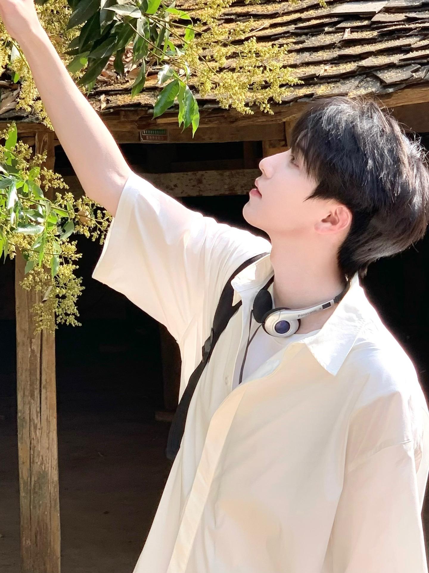 手中握着格桑花呀 美的让我忘了摘下。