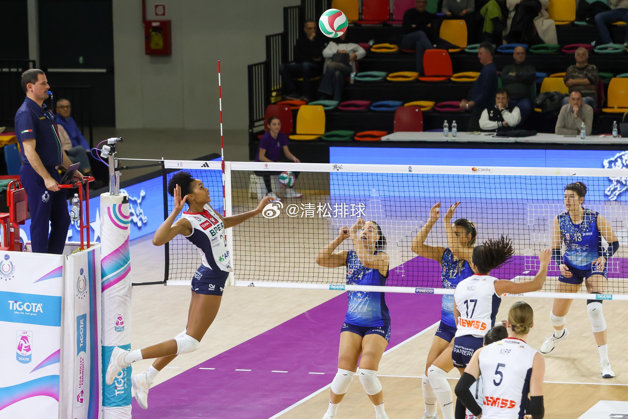 【技术统计】2025-2026意大利女排甲级联赛常规赛第12轮佛罗伦萨0-3贝加