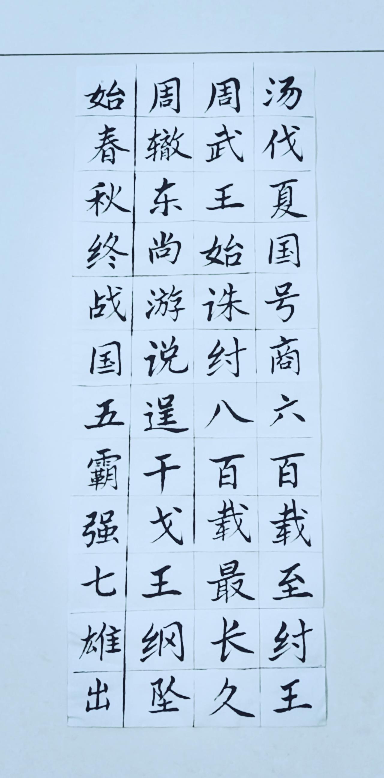 第十三天练字打卡→正楷《三子经》，何时才能情下心好好写字，今天怎么啦？情绪波动，