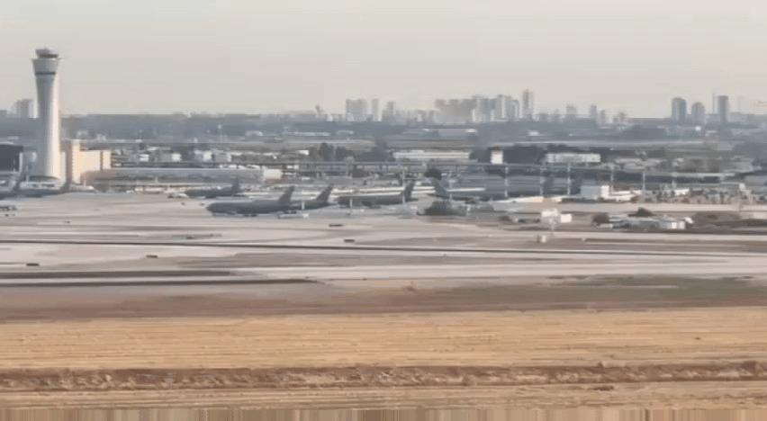🇺🇸🇮🇱 据观察，美国空中加油机已部署并驻扎在以色列各地的本·古里安机场