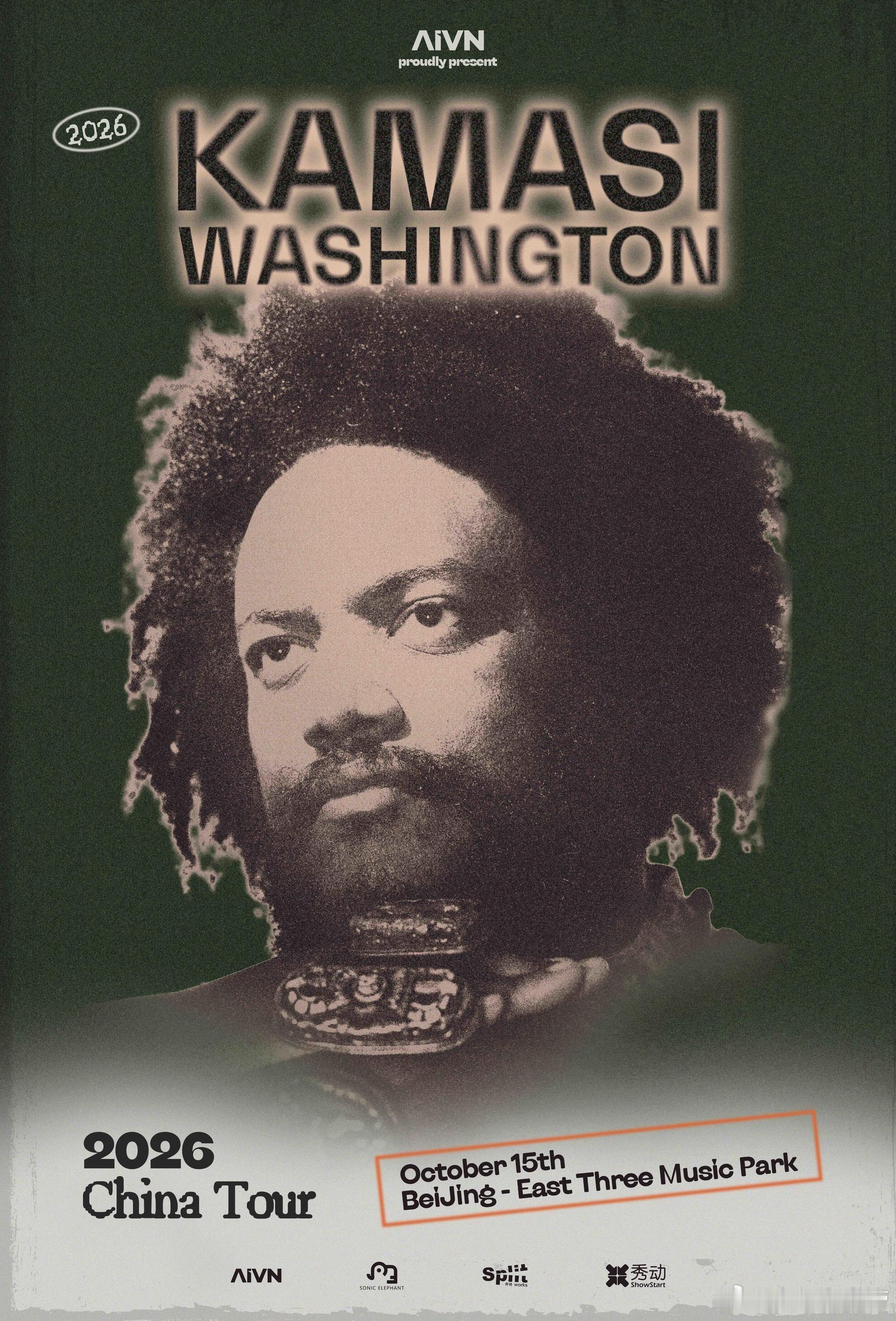 爵士巨匠Kamasi Washington北京专场官宣 ​​​