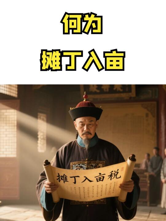 何为摊丁入亩？