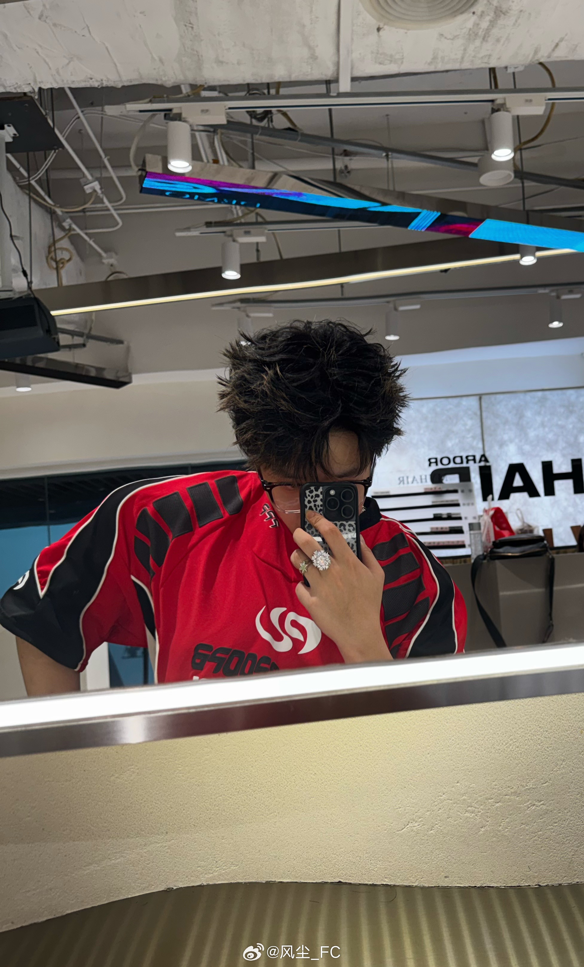 今天剪完了像赛车手🏎️我的声活