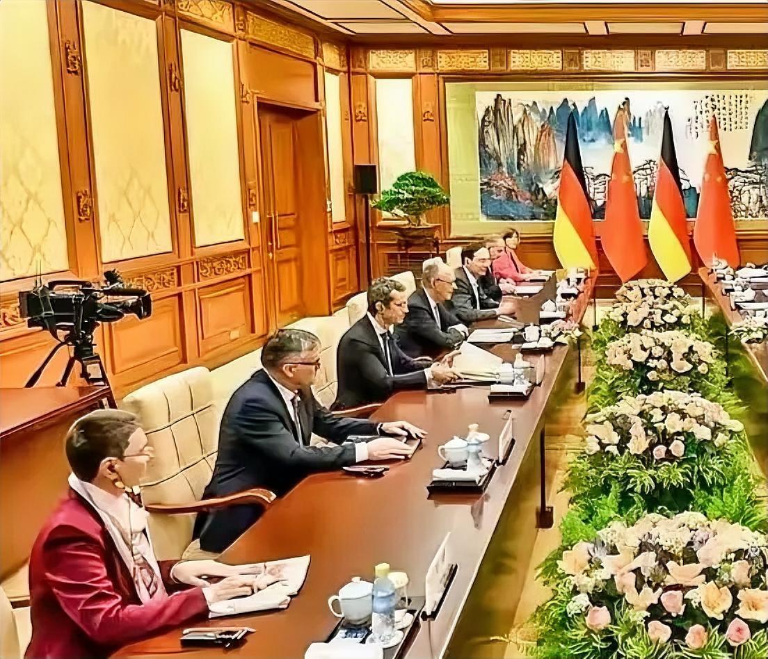2月25日下午，中方会见了来访的德国总理默茨，除了提出了中德建立可靠伙伴，创新伙