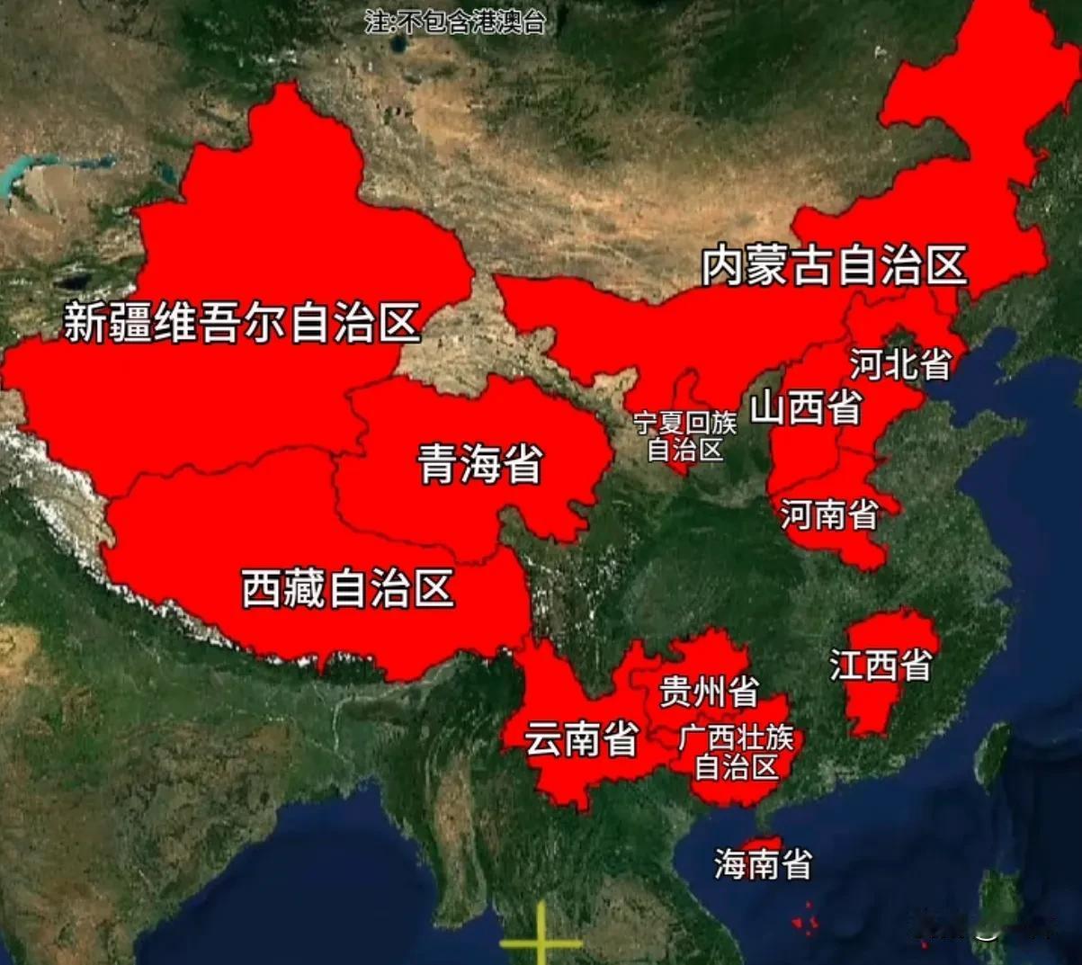 这是我国除港澳台地区之外，本土没有985高校的13个省份分布。985基本上都在经