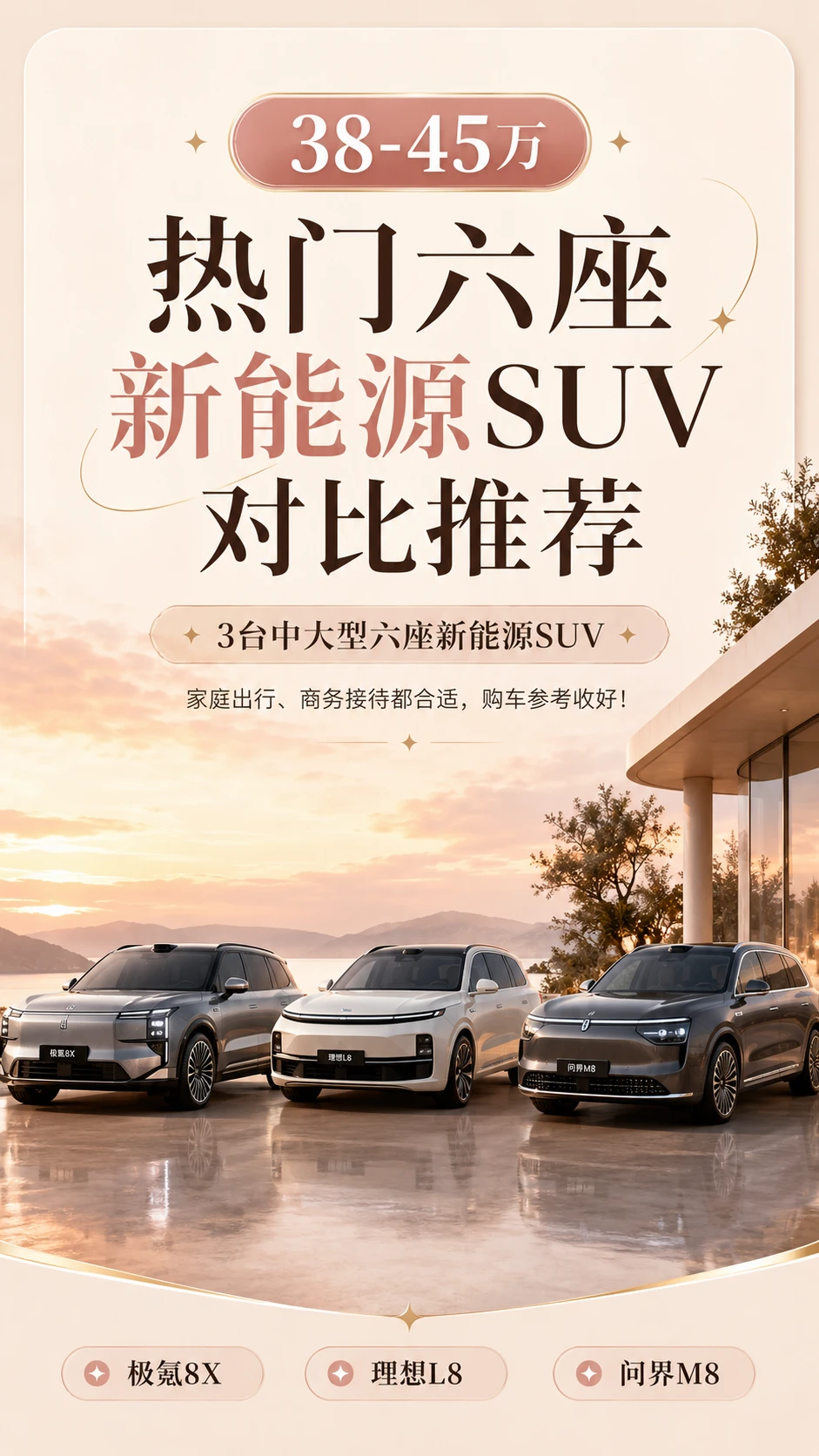 🔍38-45 万六座新能源 SUV 横评