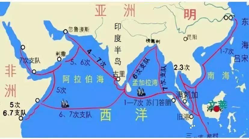 你以为得和真实的郑和下西洋:
你以为的郑和下西洋:在海上漂几个月，吃了上顿没下顿