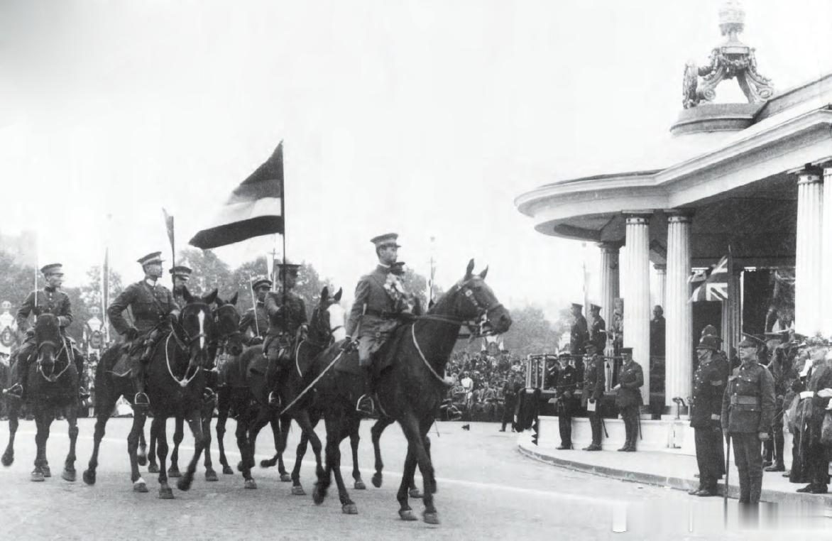 1919年7月19日北洋政府军事代表团在伦敦参加协约国胜利大阅兵历史影像 ​​​