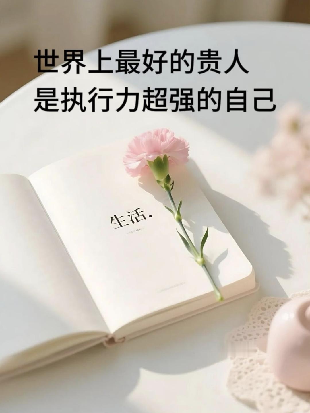 世界上最好的贵人是执行力超强的自己。
想做一件事，一定要先去做，
哪怕做得一点都
