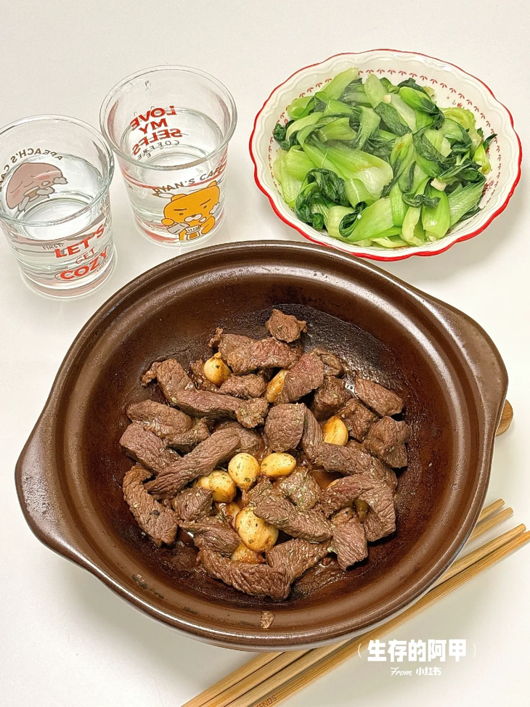 二人食🧄蒜香牛肉粒一口一块嘎嘎香🔥