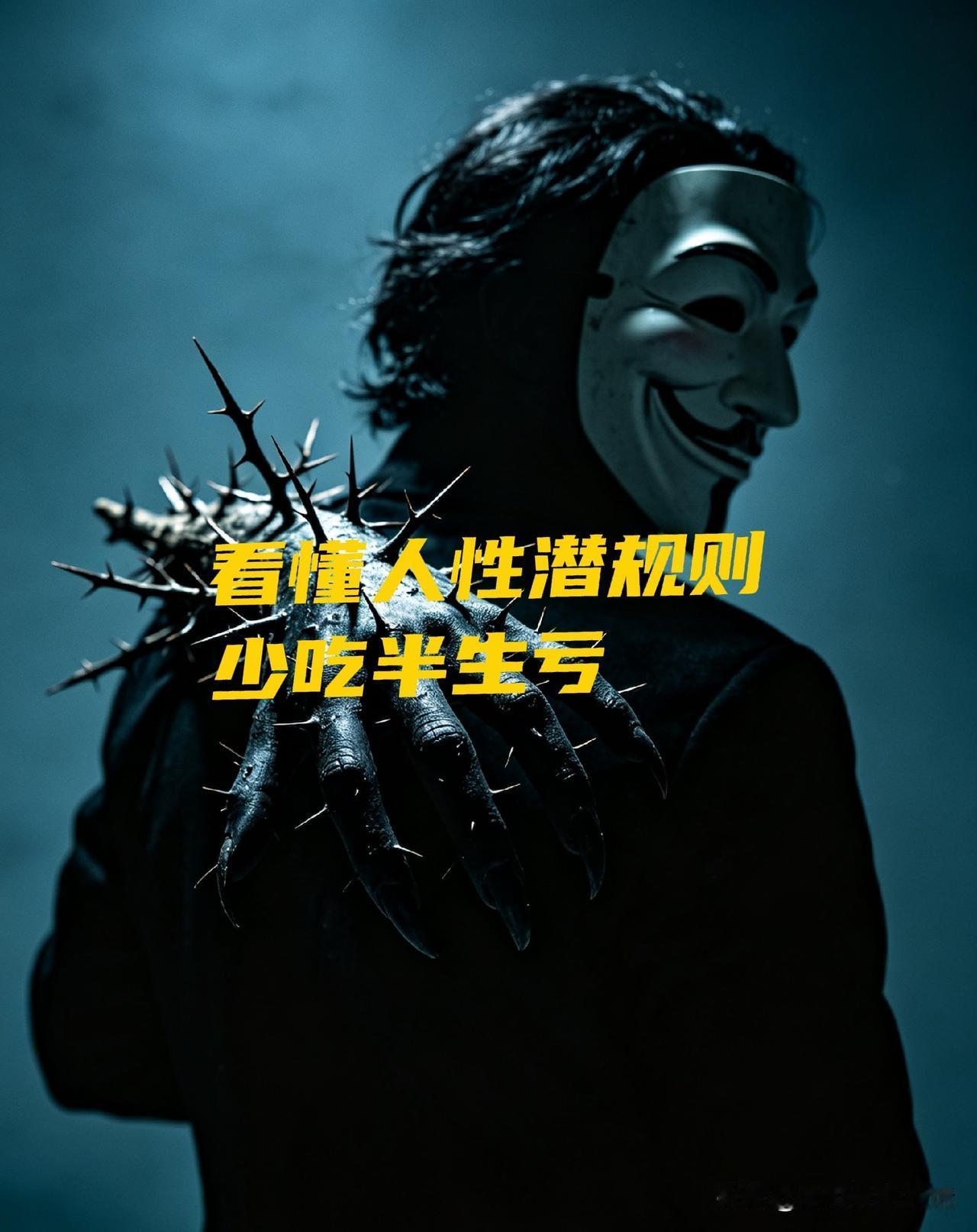看懂人性潜规则，少吃半生亏

      做人一定要懂点人情门道，学会看透人心藏