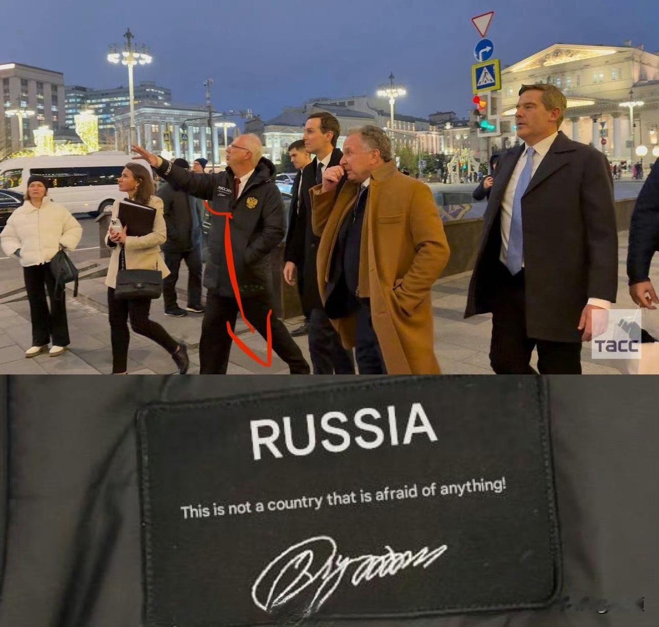 大衣绣标背后的强硬信号…当地时间12月2日，莫斯科街头，俄罗斯直接投资基金总裁德