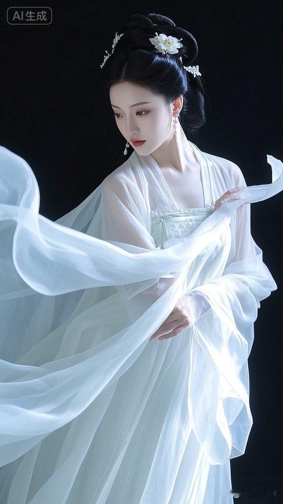 梦幻少女，轻盈飘逸，如梦似幻