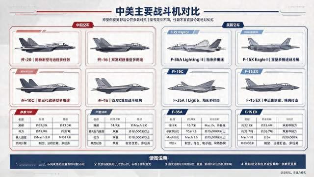 中美战斗机对比