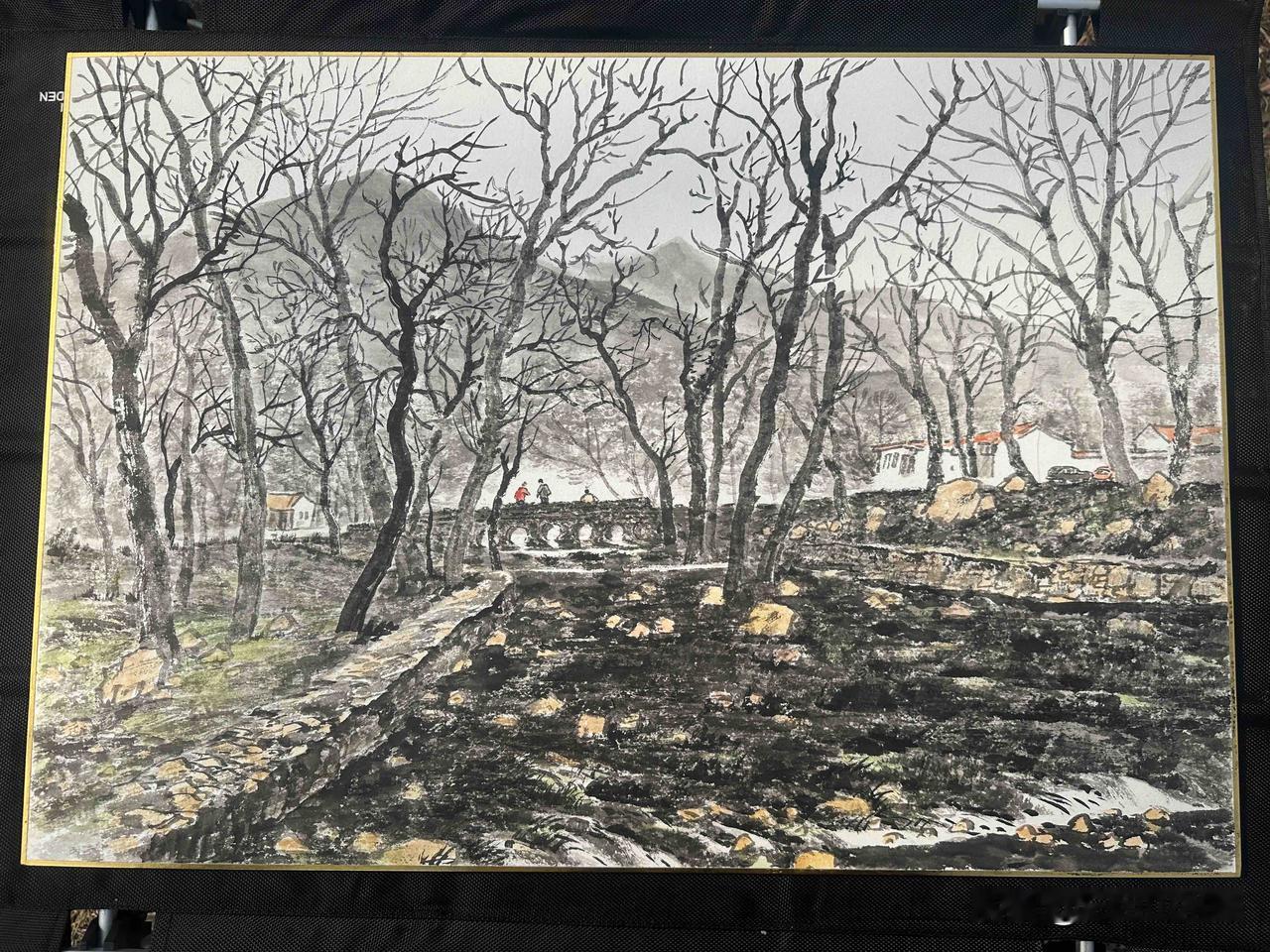 能否展示你的一幅国画山水