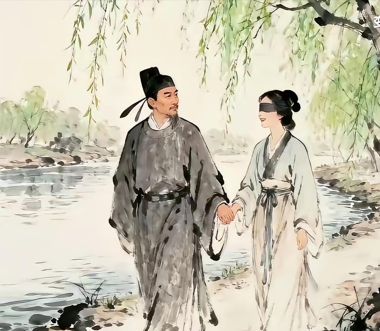 北宋刘庭式考中进士后，已订婚约的娘子因病失明。女方因家贫而如今又失了明，不敢再提
