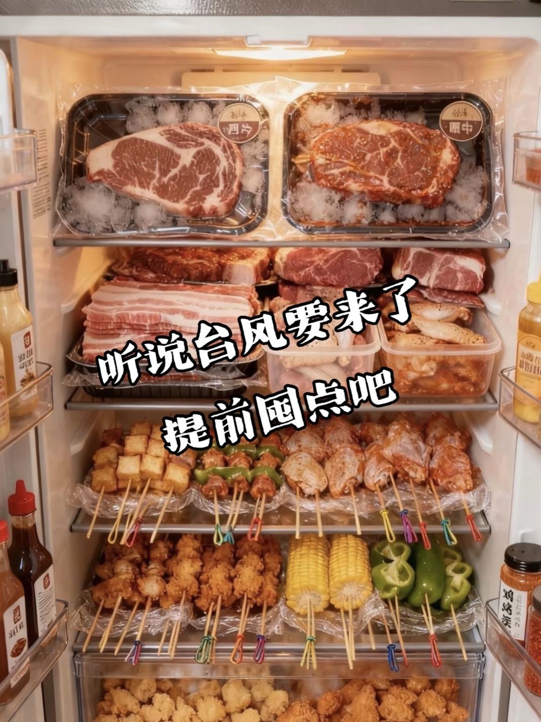 超强台风巴威实时路径 把冰箱装满了