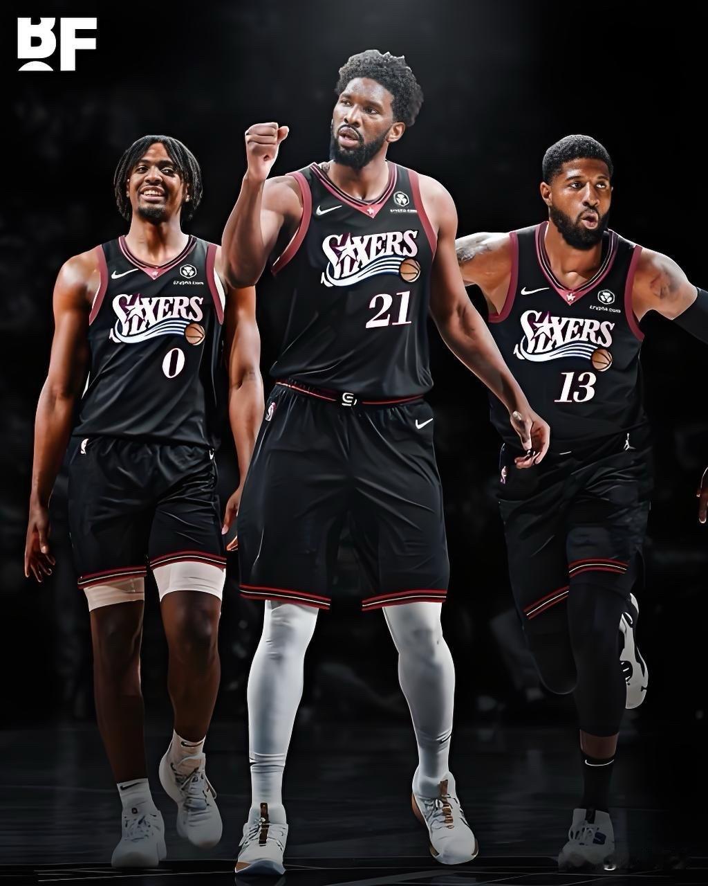 有一说一，76人阵容配置、其实是总冠军！

雷霆阵容为例、历史上并不强而且比较弱