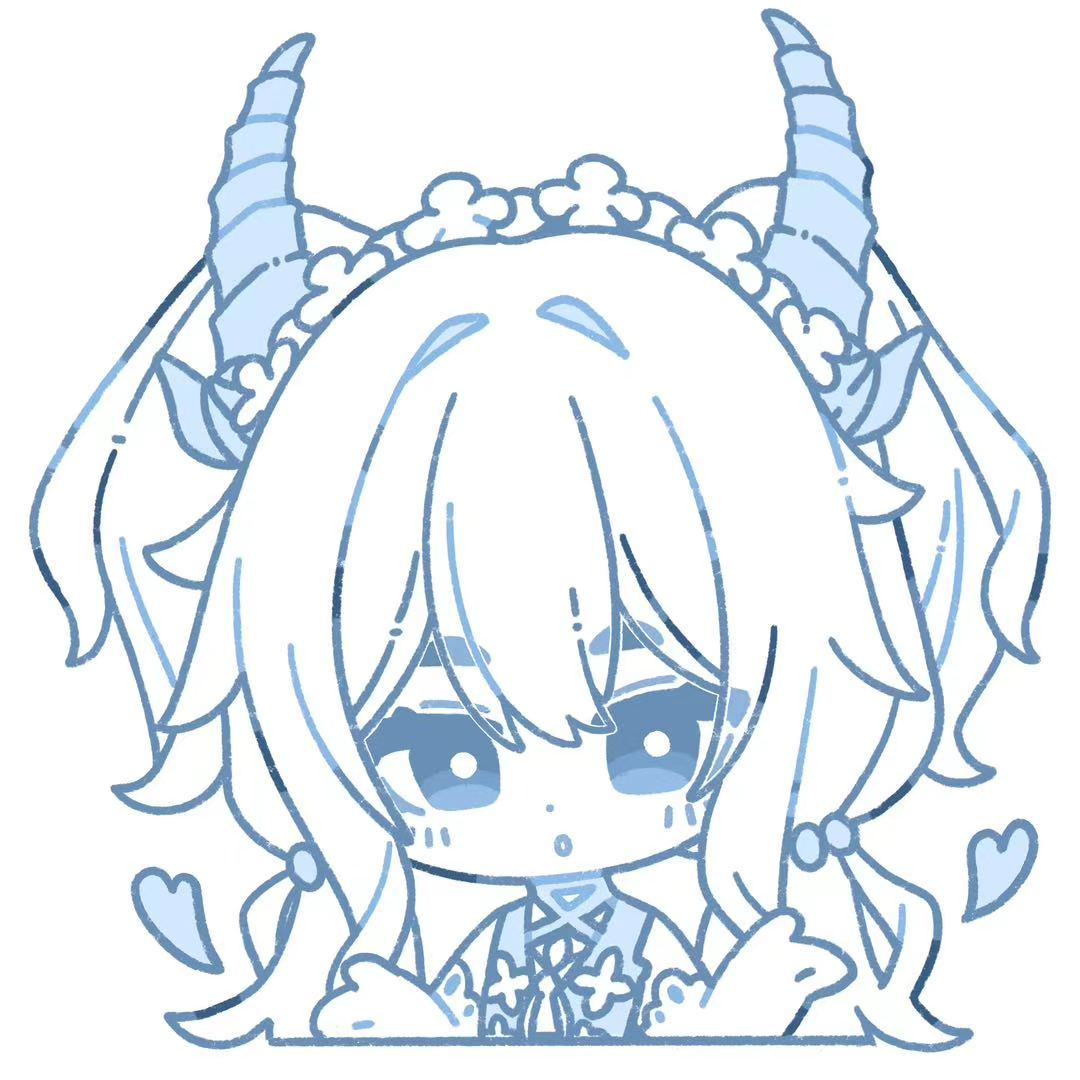 蓝色星原旅谣蓝色星原恒序测试游戏二创 雪地里蓝色系美少女阿比也就是咱们的看板娘小