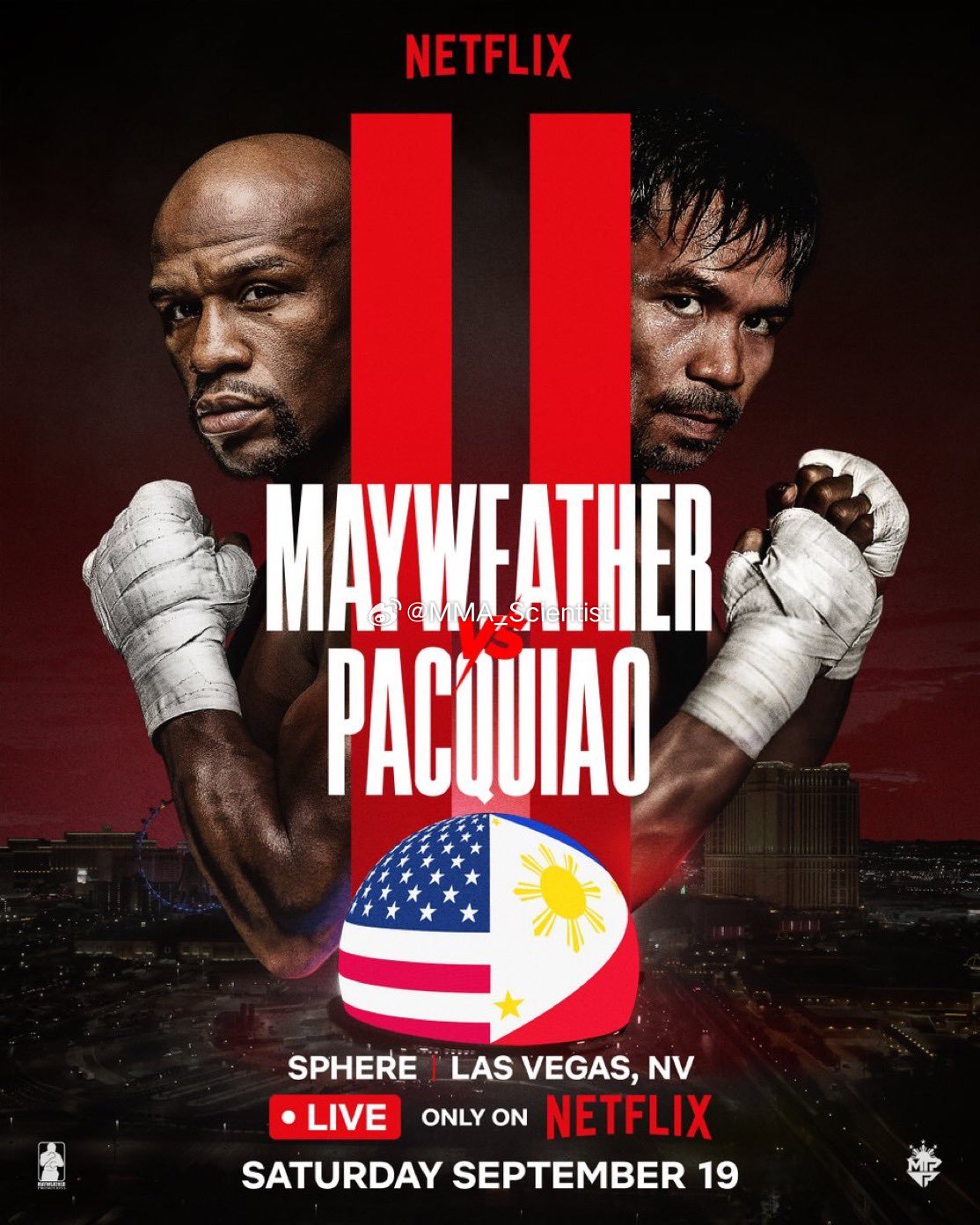“金钱”弗洛伊德·梅威瑟（Floyd Mayweather）对阵“亚洲驱逐舰”曼