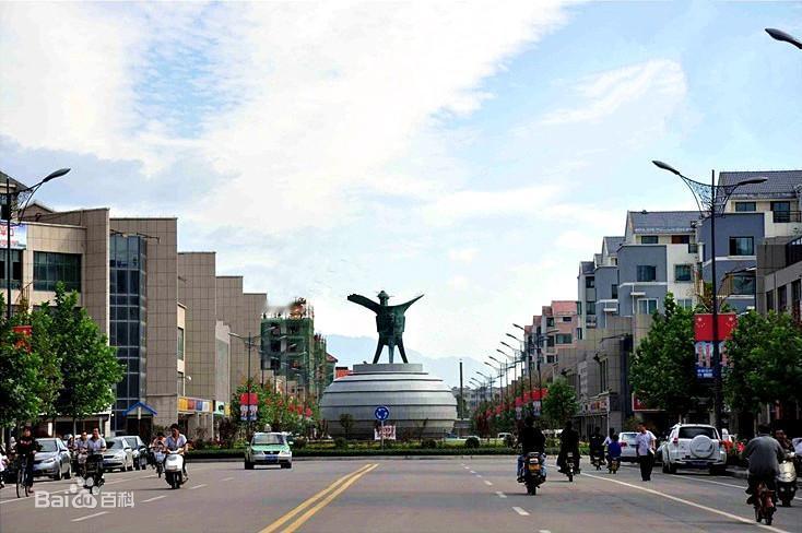 拍一张我的城市美景汾阳市街景