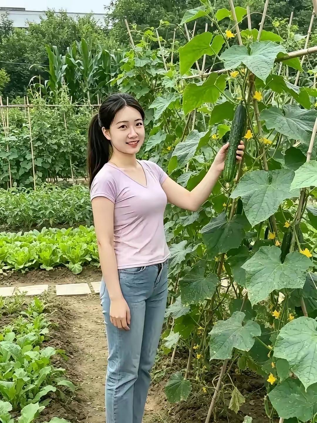 气质俱佳，完美身材。活泼开朗，肤白貌美。如果城里生活累了，那就回农村，这里有最蓝