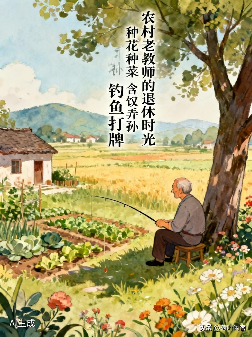 农村老教师该何去何从? 
退休了，带上你的退休金，进城和子居住，含饴弄孙，如果想